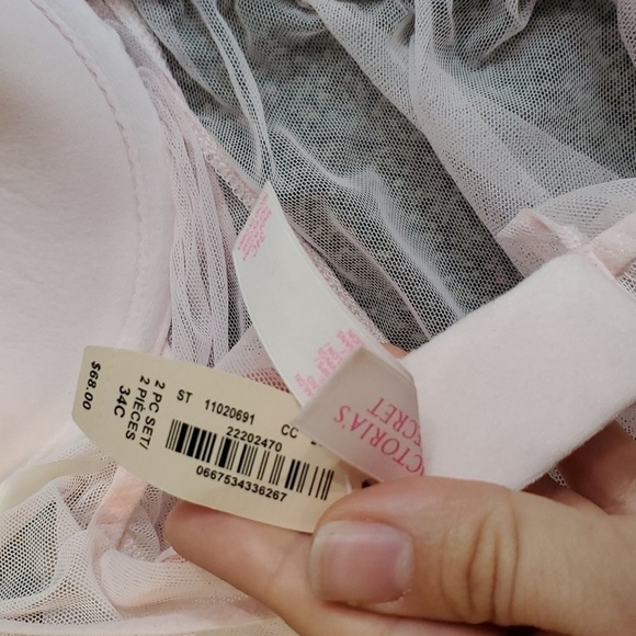 Victoria Secret Women Intimate Bra Tankini Top sz 34C - Picture 7 of 7